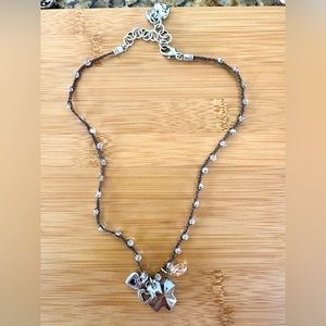 Brighton Swarovski Crystal Cross Necklace